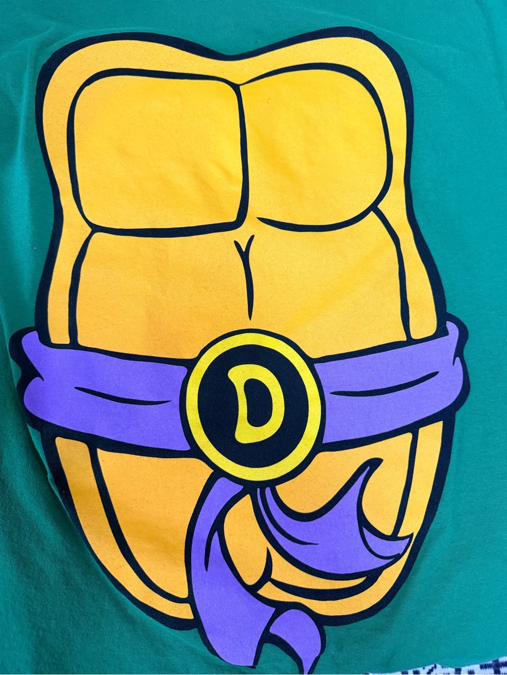 Nickelodeon Green Tee Teenage Mutant Ninja Turtles Purple Donatello